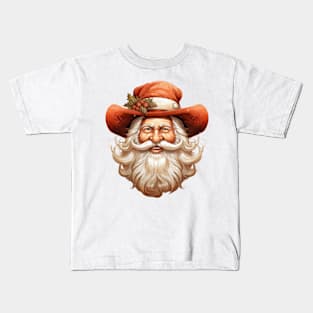 Cowboy Santa Kids T-Shirt